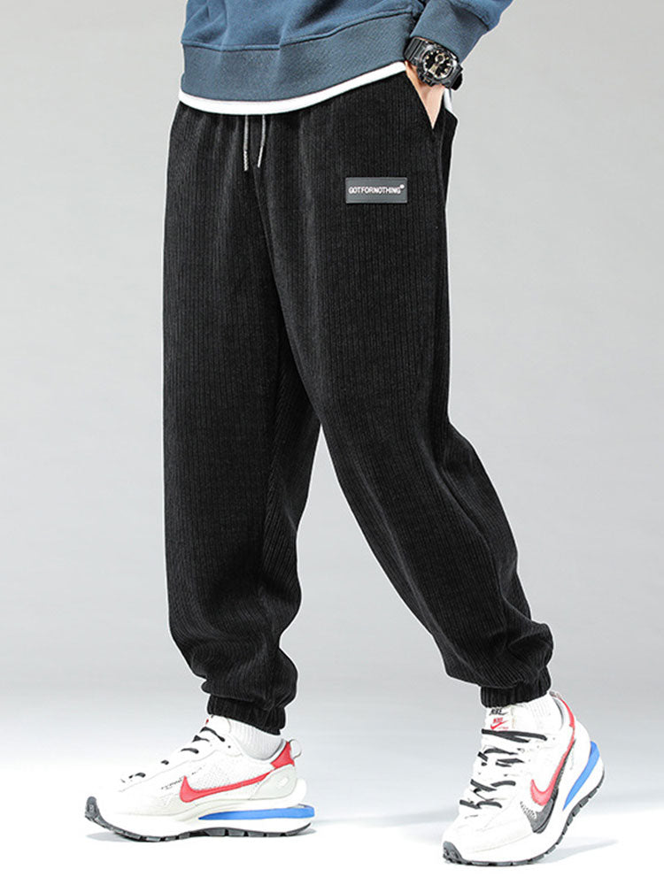 Corduroy Drawstring Pants