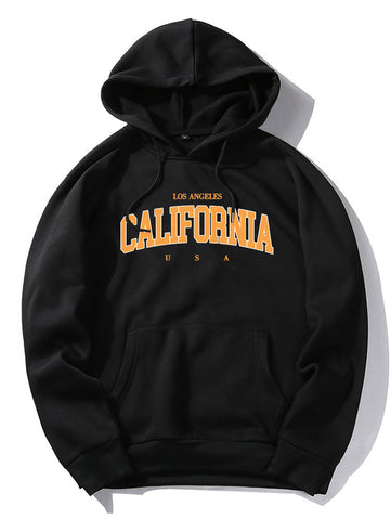 California Print Hoodie