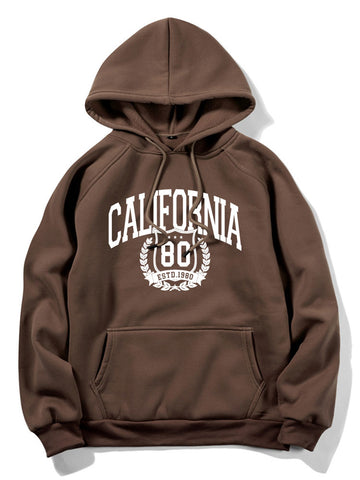 California Print Hoodie